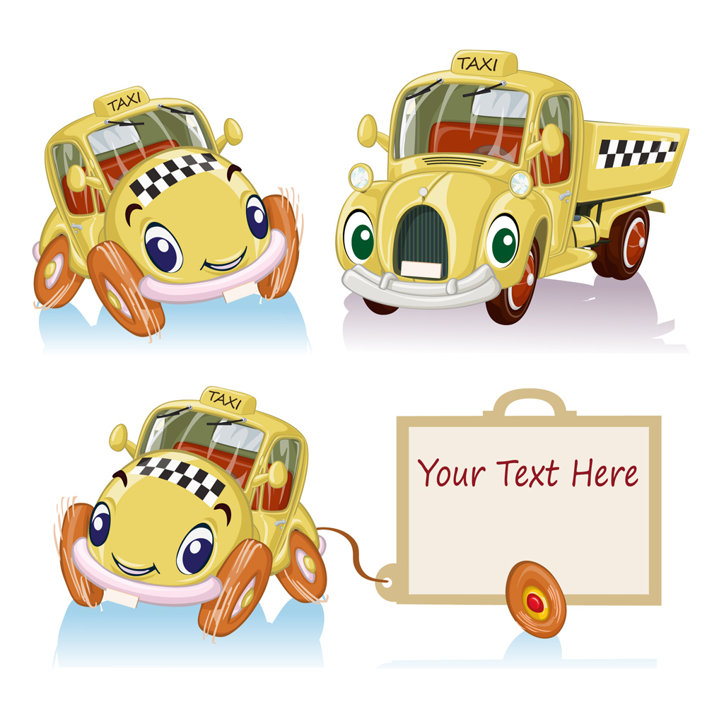 Amusing cartoon cars creative vector design 02 creative cartoon car cartoon car Amusing   