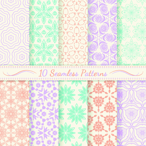 Light colored seamless pattern creative graphics vector 03 seamless pattern light color creative colored   