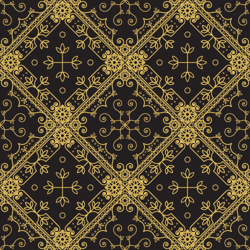 Gold lineart seamless pattern luxury vector 02 seamless pattern luxury gold   