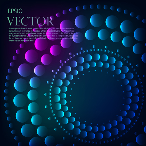 Abstract round balls background vector 08 round balls background abstract   