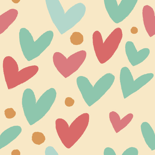 Valentines day heart seamless pattern vectors 13 valentines seamless pattern heart day   