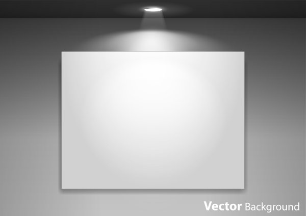 Spotlight Display wall background vector 01 spotlight display wall   