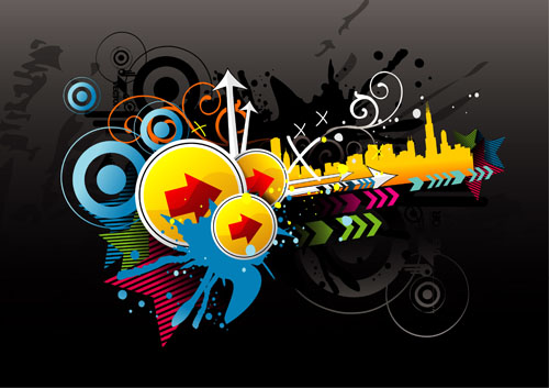 Fashion element vector backgrounds 02 Vector Background fashion backgrounds background   