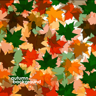 Colored autumn leaves vector backgrounds 02 backgrounds autumn leaves autumn   