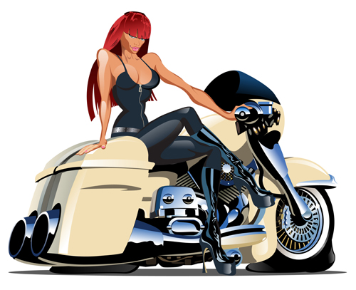 Vintage motorcycle illustration design vector 10 vintage motorcycle illustration design   