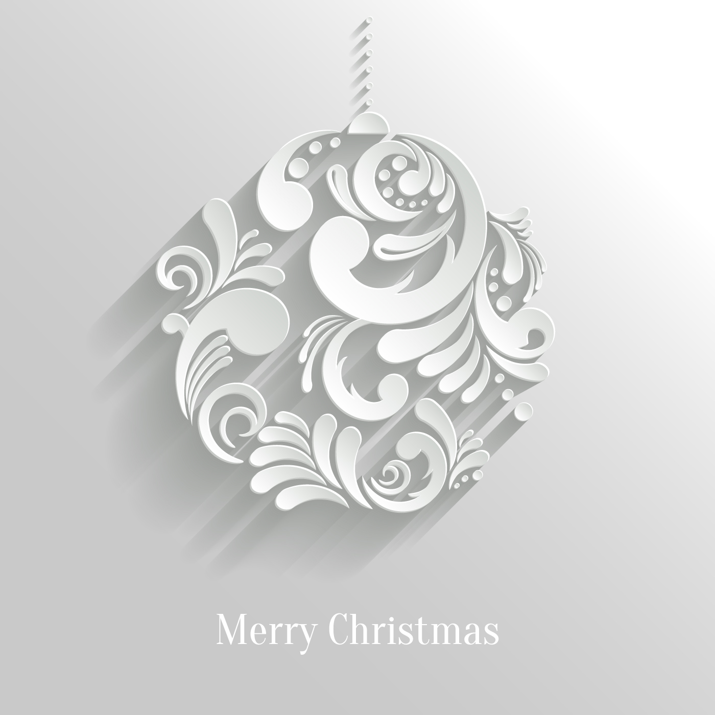 Paper Floral White Christmas Backgrounds Vector 02 paper christmas backgrounds background   