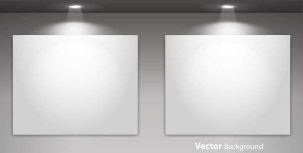 Spotlight Display wall background vector 03 spotlight display wall   