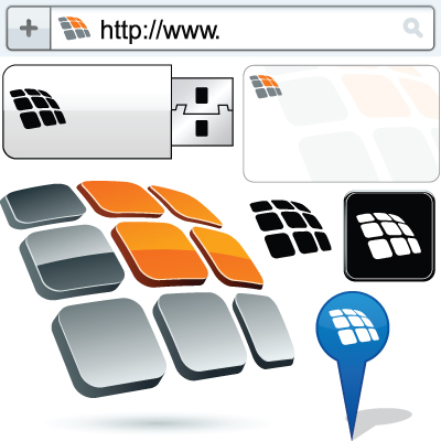 Search Box logo and emblems web elements vector 01 search logo emblems emblem elements element box   