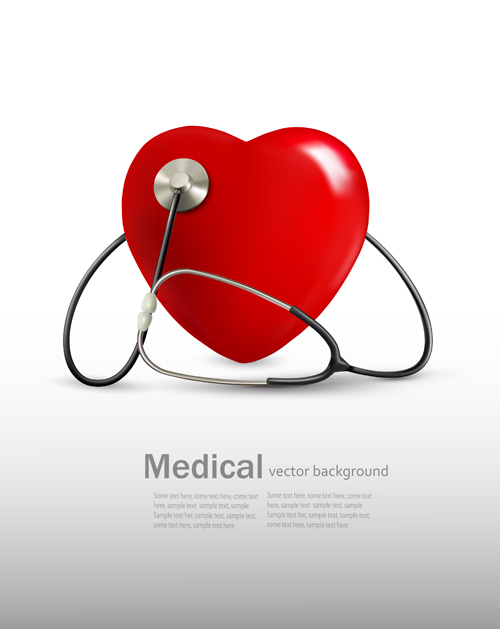 Red heart and stethoscope design vector 02 stethoscope red heart   