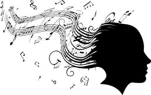 music Note and People vector 05 people note music   