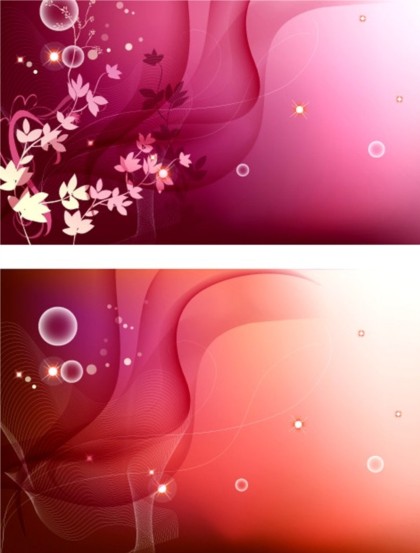 Fantasy flower and dynamic lines background vector lines flower fantasy dynamic background   