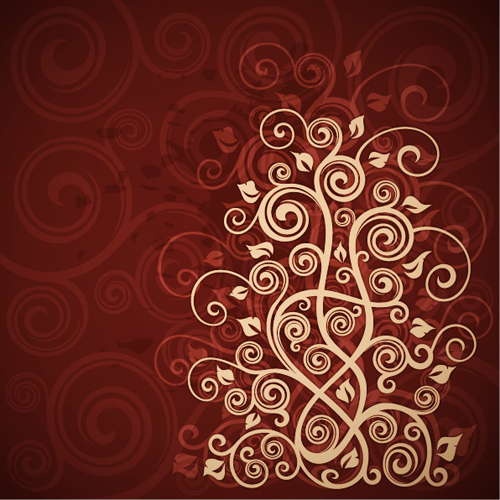 Abstract floral ornate background vector 01 floral background abstract   