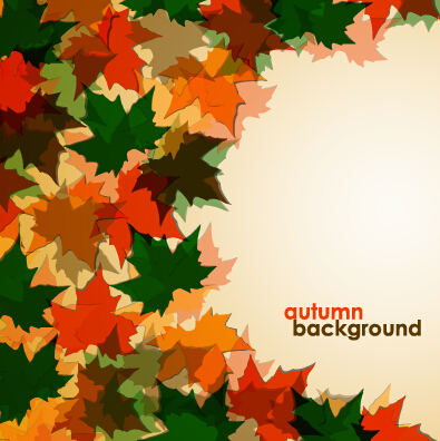 Colored autumn leaves vector backgrounds 01 colored backgrounds autumn leaves   