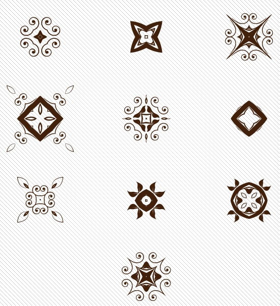 Set of decorative Pattern elements vector 02 pattern elements element decorative pattern   