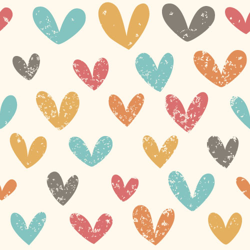 Valentines day heart seamless pattern vectors 10 valentines seamless pattern heart day   