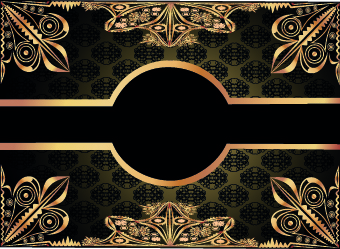 Luxurious gold frame vector set 04 luxurious gold frame   