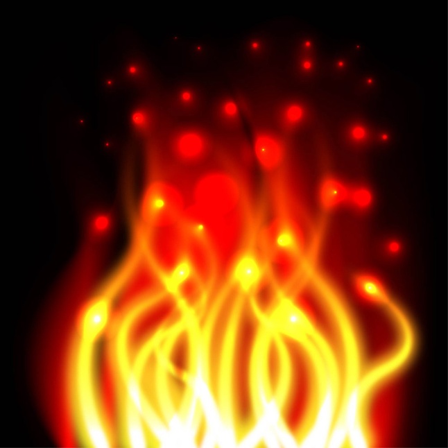 Halation Flame Vector Graphics vector graphics halation flame   