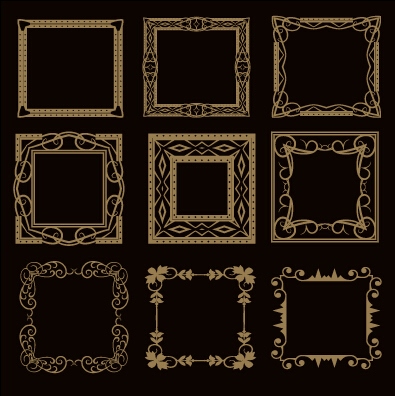 Luxury classical frames 06 vector material material luxury frames classical   