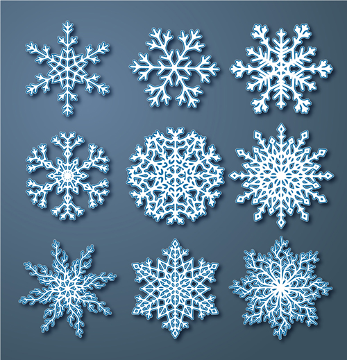 Beautiful snowflake pattern vectors 04 snowflake pattern beautiful   