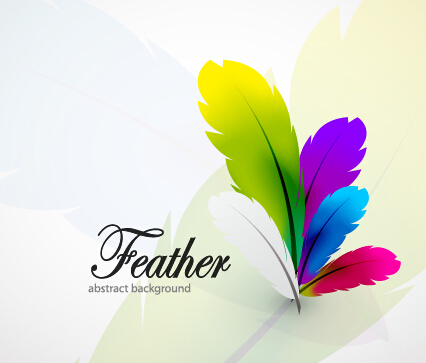 Colored feathers art background 01 feathers colored background   