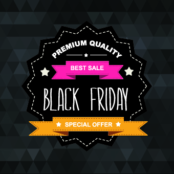 Set of black friday sale elements vector 05 sale friday elements element black   