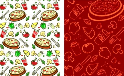 Fruit and vegetable theme background vector vegetable theme fruit background   