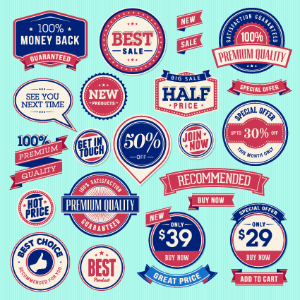 Vector Labels discounts sale set 05 sale labels label discount   