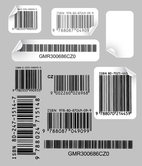 Various types of barcodes vector set 01 Various types barcodes   
