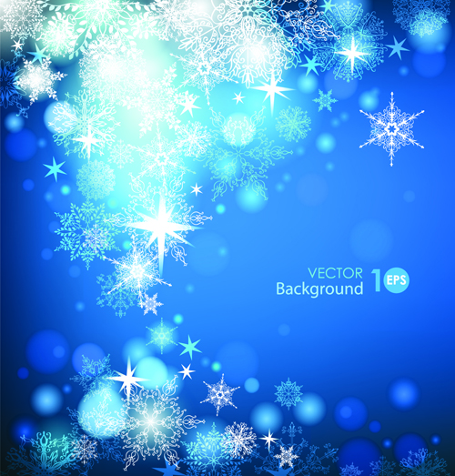 Snowflake blue christmas background 01 snowflake christmas background   