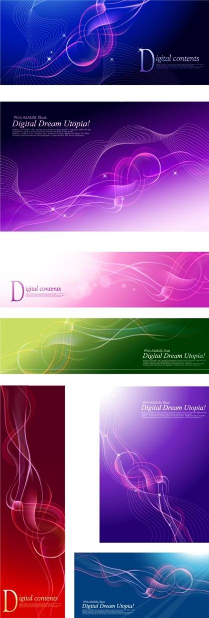 Personality dream smoke banner with background vector smoke personality dream   