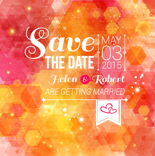 Halation wedding invitation background vector 01 wedding round invitation halation   
