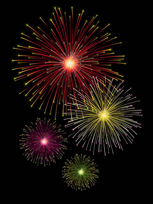 Shining holiday fireworks beautiful vector 01 shining holiday Fireworks beautiful   