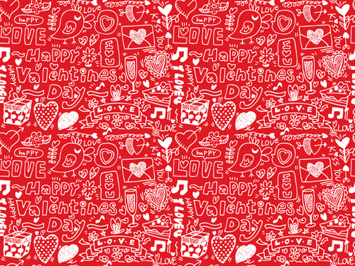 Romantic of Valentines day backgrounds art vector 03 Valentine romantic day   