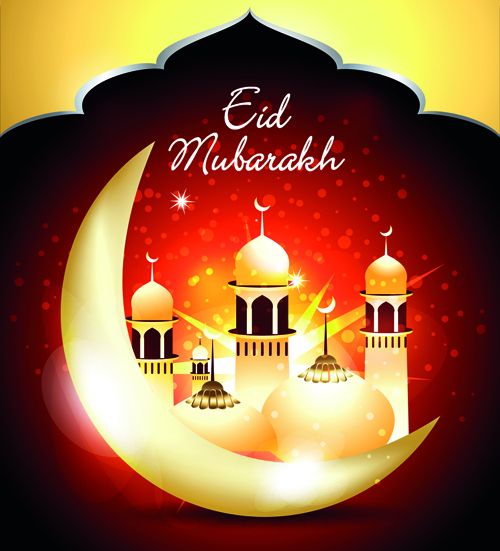 Vector background Eid Mubarak Islamic design 04 Islam Eid Mubarak background   