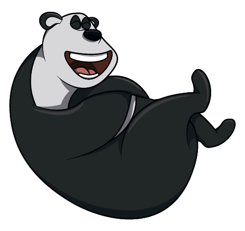 Cute cartoon panda desgin vector 01 panda cute cartoon cartoon   