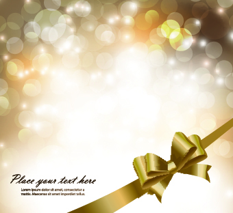 Ornate Holiday bows background vector set 03 holiday bows background vector background   