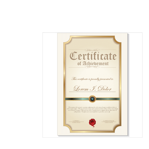 Modern certificate creative template vector 02 template vector template modern creative certificate   