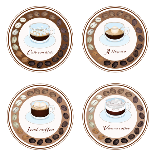 Coffee badge design vectors 01 coffee badge   