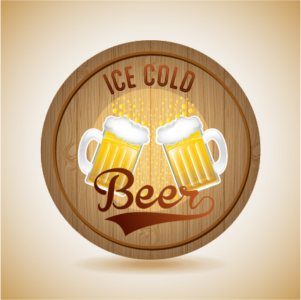 Beer stickers creative design material 04 stickers material creative beer   
