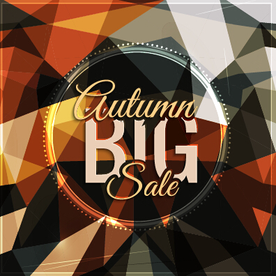 Big sale with polygonal background vector 02 polygonal big sale background   