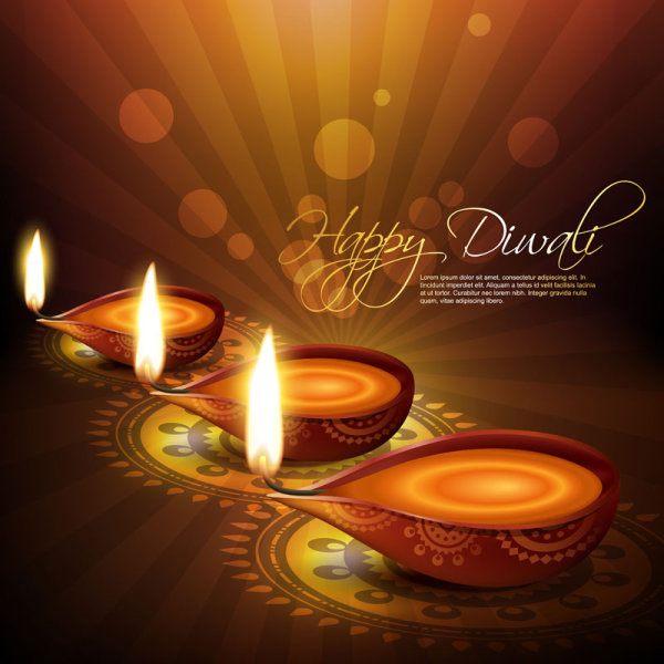 Beautiful happy diwali backgrounds vector 06 happy Diwali beautiful background   