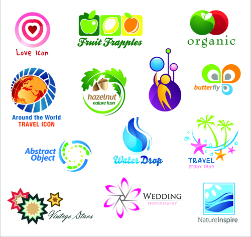 Commonly Logos design vector set 04 logo Commonly   