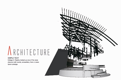 Creative architecture concept background vector material 03 creative concept background concept background architecture   