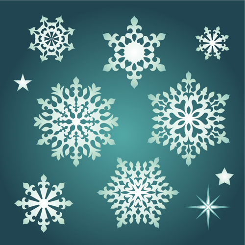 Beautiful snowflake pattern vectors 01 snowflake pattern beautiful   