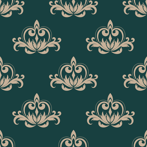 Vintage ornaments patterns seamless vector 01 vintage patterns ornaments   