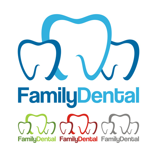 Family Dental Healt Logo Design vector logo healt family design Dental   