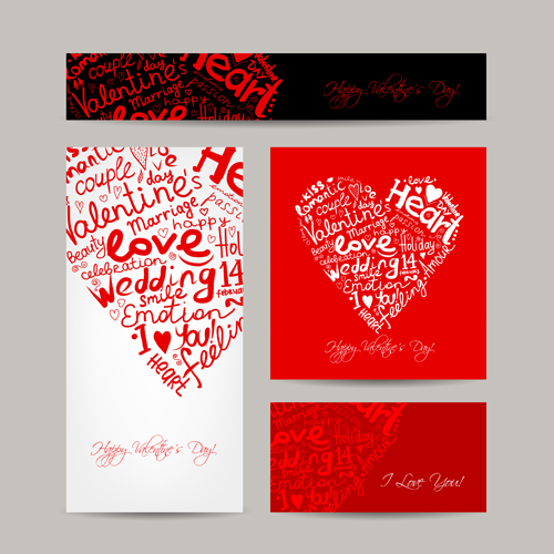 Creative hearts Valentines Day cards 01 valentines Valentine hearts day creative   