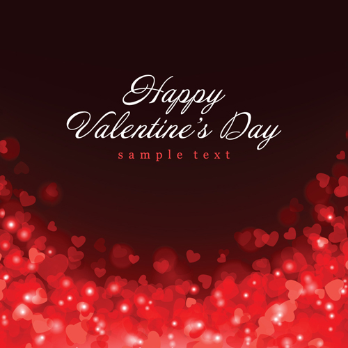 Romantic of Valentines day backgrounds art vector 04 Valentine romantic day   