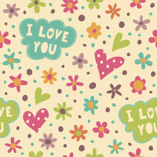 Valentines day heart seamless pattern vectors 04 valentines seamless pattern heart day   