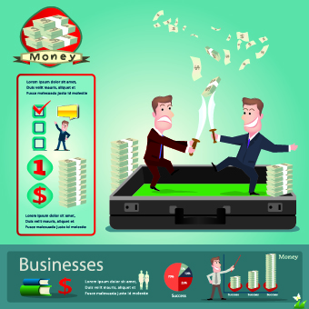 Business money infographics vector 05 money infographics infographic graphics business   